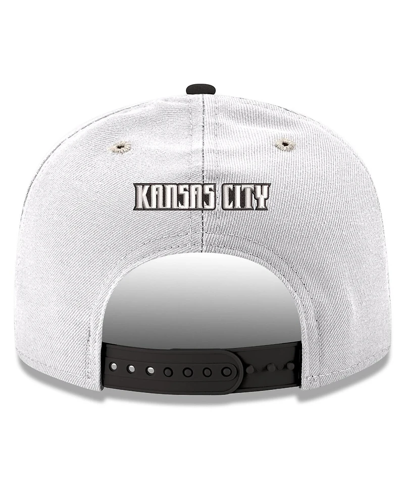 New Era Men's White Sporting Kansas City 2024 Jersey Hook 9FIFTY Snapback Hat
