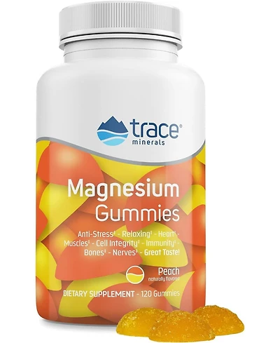 Trace Minerals Magnesium 84mg - Chewable Magnesium Supplement for Bone & Heart Health Support