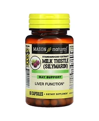 Mason Natural Milk Thistle (Silymarin) Standardized Extract
