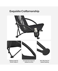Slickblue Portable Beach Chair Set of 2