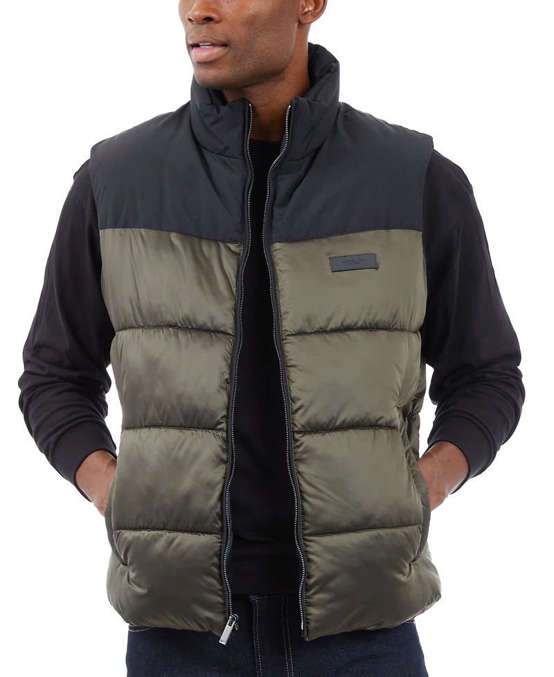 Michael Kors Men's Heavyweight Quilted Puffer Vest