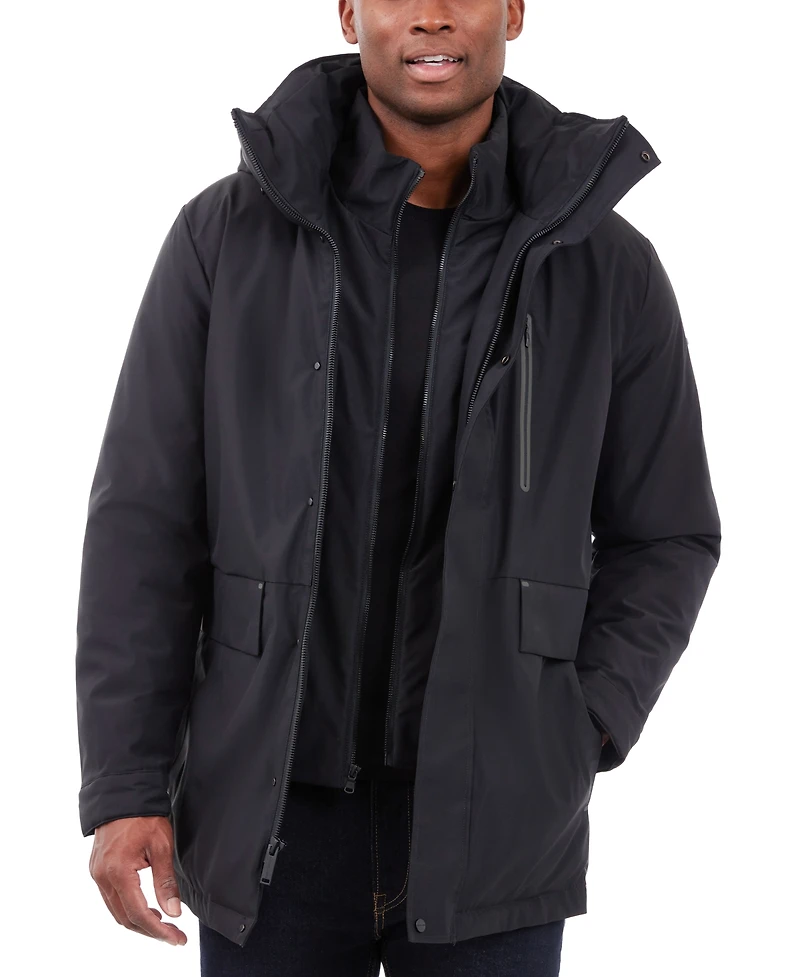 Michael Kors Men's Heavyweight Hooded Park Jacket