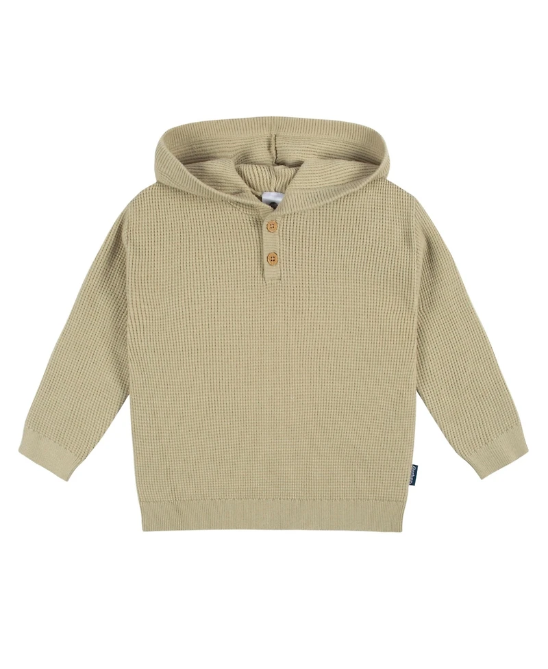 Gerber Toddler Boys Hooded Sweater Top and Pant Knit Set