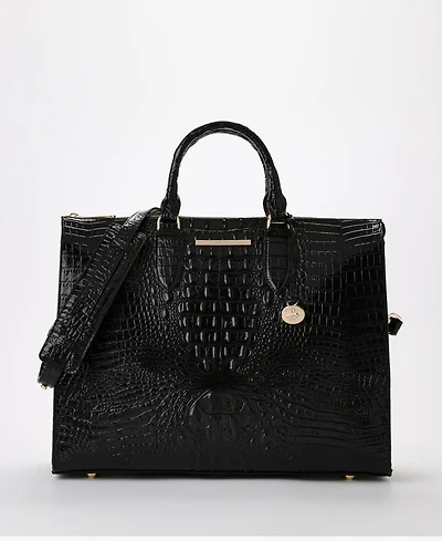 Brahmin Large Leather Business Tote