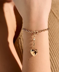 Olivia Burton 18K Gold-Plated Knot Heart Bracelet