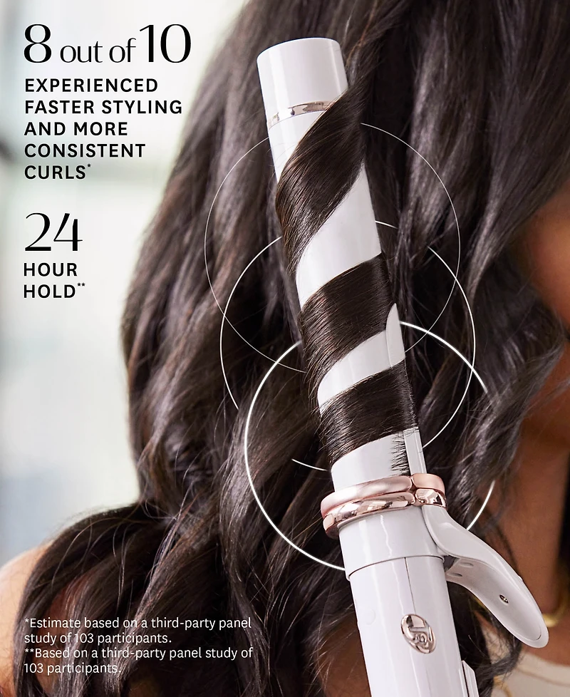 T3 CurlWrap 1" Automatic Rotating Curling Iron with Longer Barrel