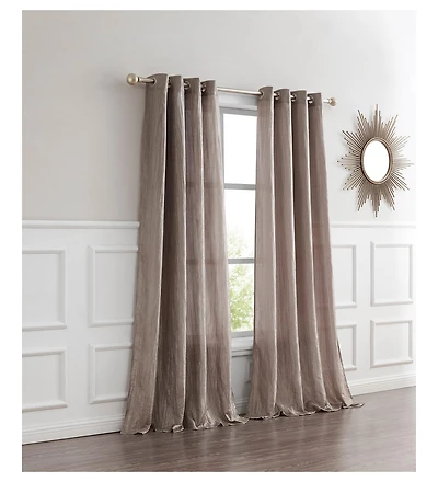 Dainty Home Verona Light Filtering Window Panel 54" W x 84" L