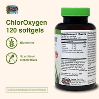 Trace Minerals Herbs Etc. Chloroxygen Softgels, 120 Ct