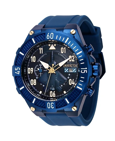 Invicta Men's 39893 Aviator Quartz Multifunction Blue Dial Watch