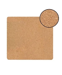 Dainty Home Marble Cork Place Mats, Washable Placemats Gold, 15" x 15" Set of 4, Heat Resistant Placemats, Non Slip, Table Mat, Table Placemats, for K