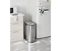 Slickblue Garbage Can with Wing Lids for Easy Access and Convenient Waste Management