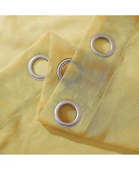 Melrose Semi Sheer Window Panel Set, 110" W x 84" L