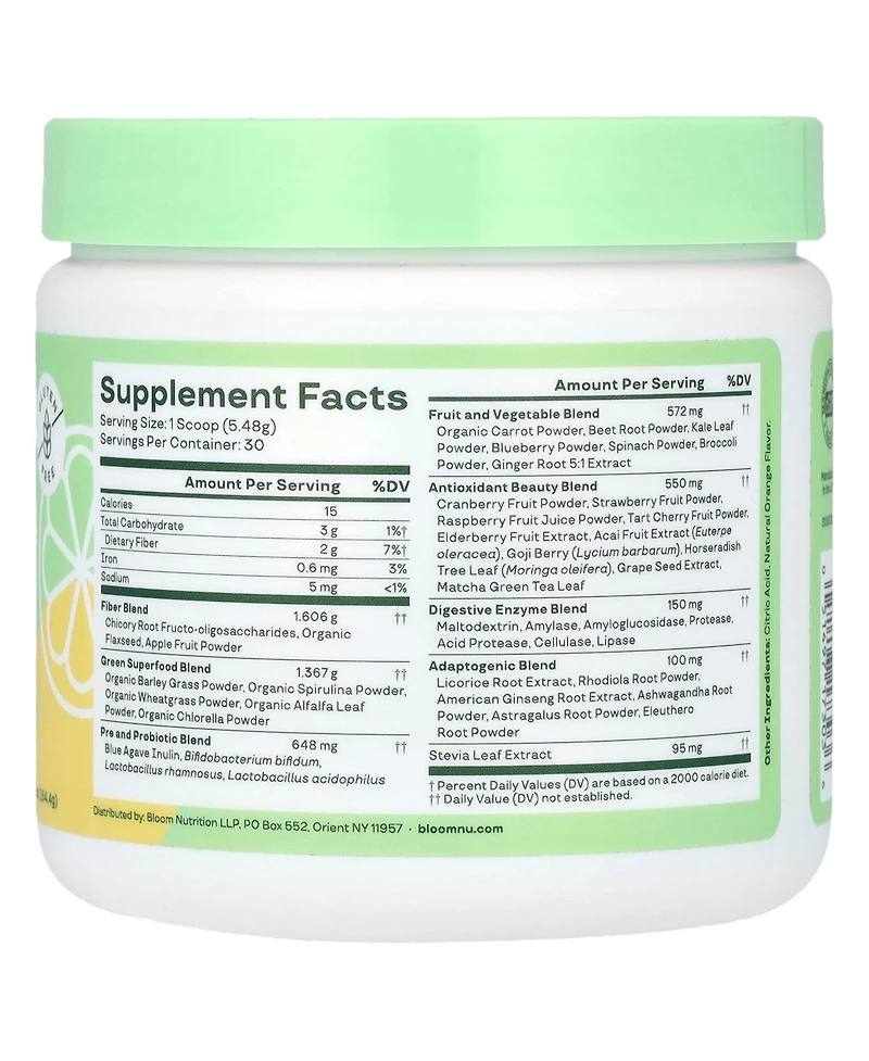 Bloom Greens & Superfoods Citrus