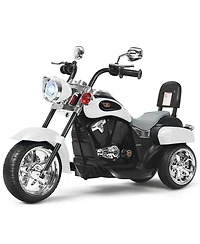 Gymax 6V Kids Ride On Chopper Motorcycle 3 Wheel Trike with Headlight