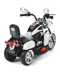Gymax 6V Kids Ride On Chopper Motorcycle 3 Wheel Trike with Headlight