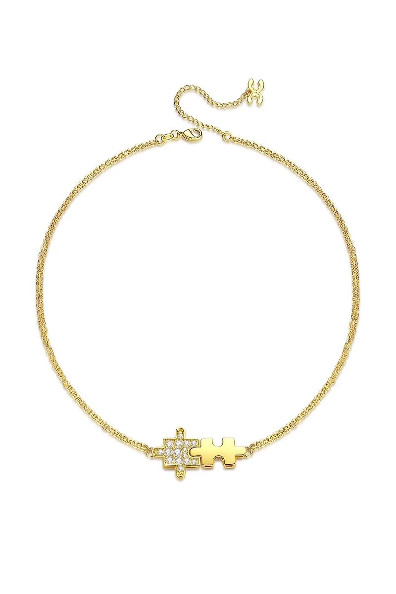 Jigsaw Puzzle Necklace