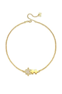 Jigsaw Puzzle Necklace