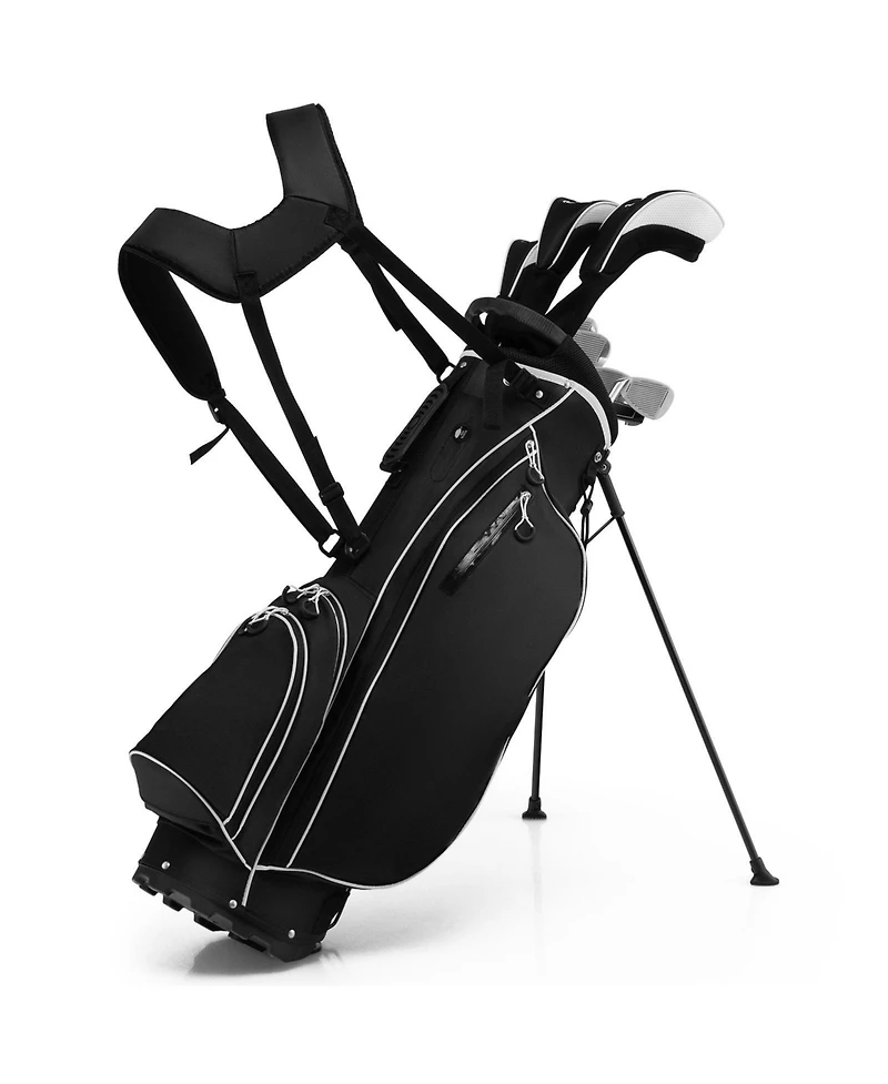 Skonyon Men's Profile Complete Golf Club Package Set Includes 10 Pieces-Black