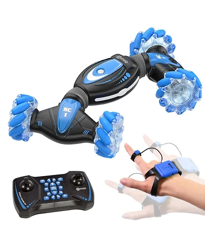 Contixo SC1 -All Terrain Transformable Speed Crawler Rc Stunt Car -Gesture Sensor -Rotating Offroad Vehicle