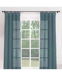 Chanasya Premium 2-Panel Soft Textured Semi Sheer Curtains for Window Living Room Bedroom Kitchen Office
