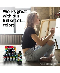 Hippie Crafter 8oz Acrylic Paint Black