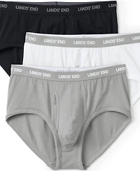 Lands' End Men's Comfort Knit Brief 3 Pack