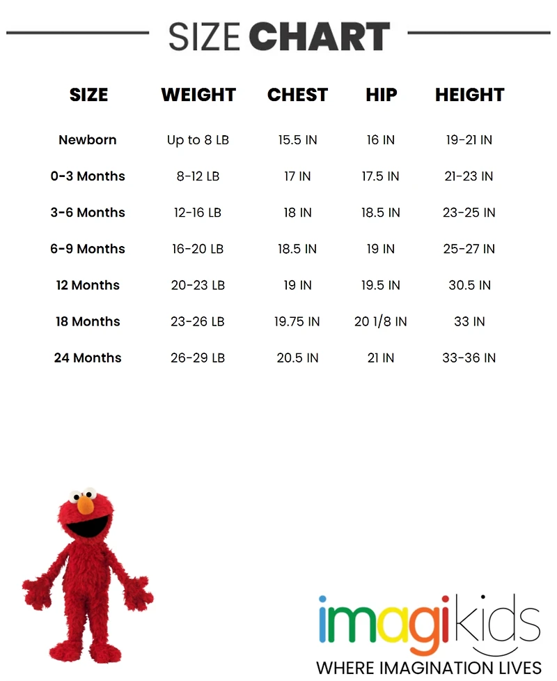 Sesame Street Baby Boys Romper and Hat