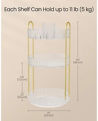 Slickblue Makeup Organizer for Neat and Accessible Cosmetic Storage