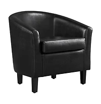 Yaheetech Faux Leather Accent Chair