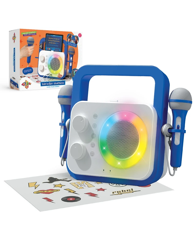 Geoffrey's Toy Box 2-Mic Karaoke Machine Music Station, Created for Macy's