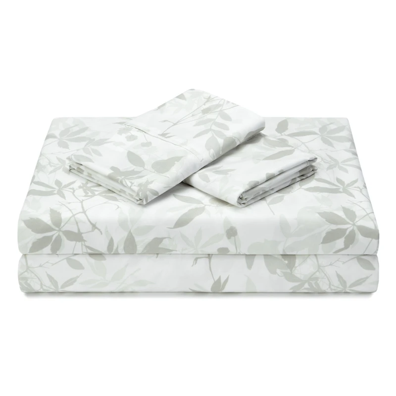 Chanasya Premium Leopard Print Animal Patterned King Bed Sheet Set 4-Piece - 1 Flat Fitted 2 Pillowcases