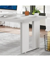 Tribesigns 71" Large Dining Table for 6 to 8 People, Rustic Farmhouse Style Dinner Table, Rectangular Dining Table