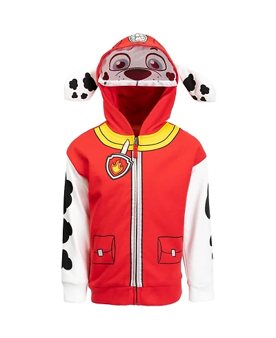 Paw Patrol Toddler Boys Rubble Chase Skye Fleece Zip Up Pullover Hoodie to