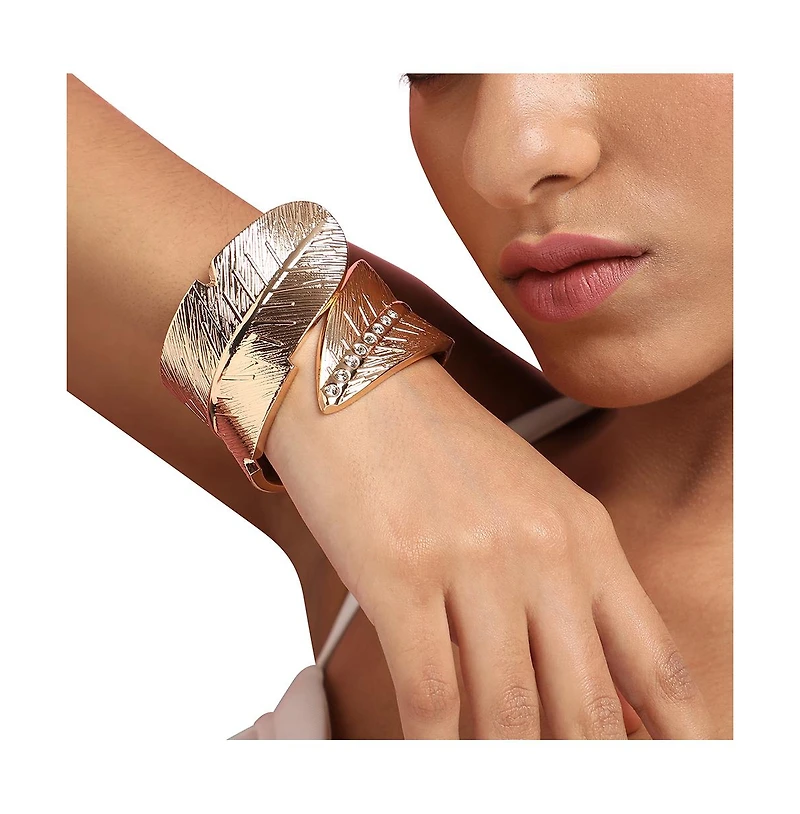Sohi Women's Foliage Wrap Bracelet