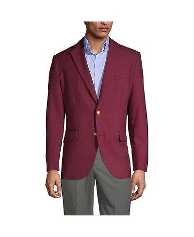 Lands' End Men's Hopsack Blazer