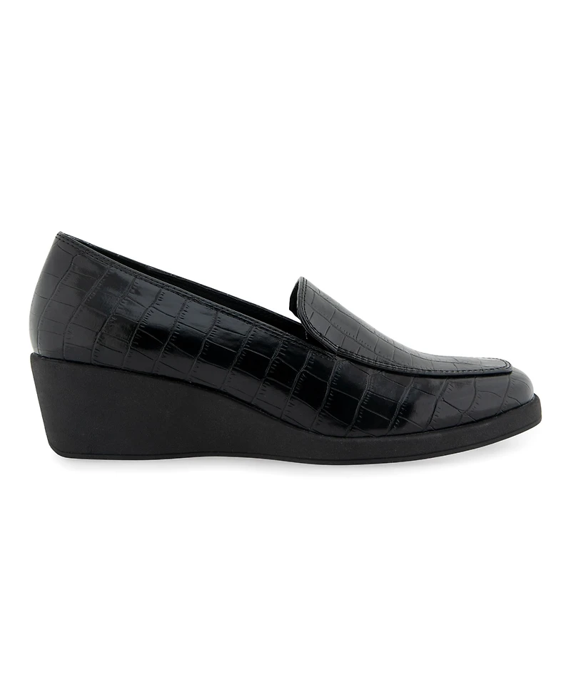 Aerosoles Women's Tart Wedge Heel Loafers