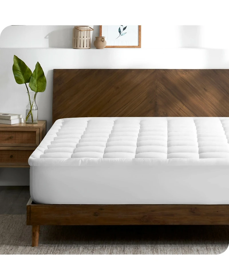 Bare Home Cotton Top Mattress Pad, Full Xl