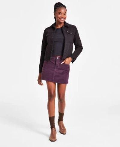 Levis Womens Sherpa Trucker Jacket Graphic T Shirt Mini Skirt