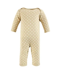 Hudson Baby Girls Thermal Coveralls 2pk, Buffalo Plaid Leopard, 18-24 Months