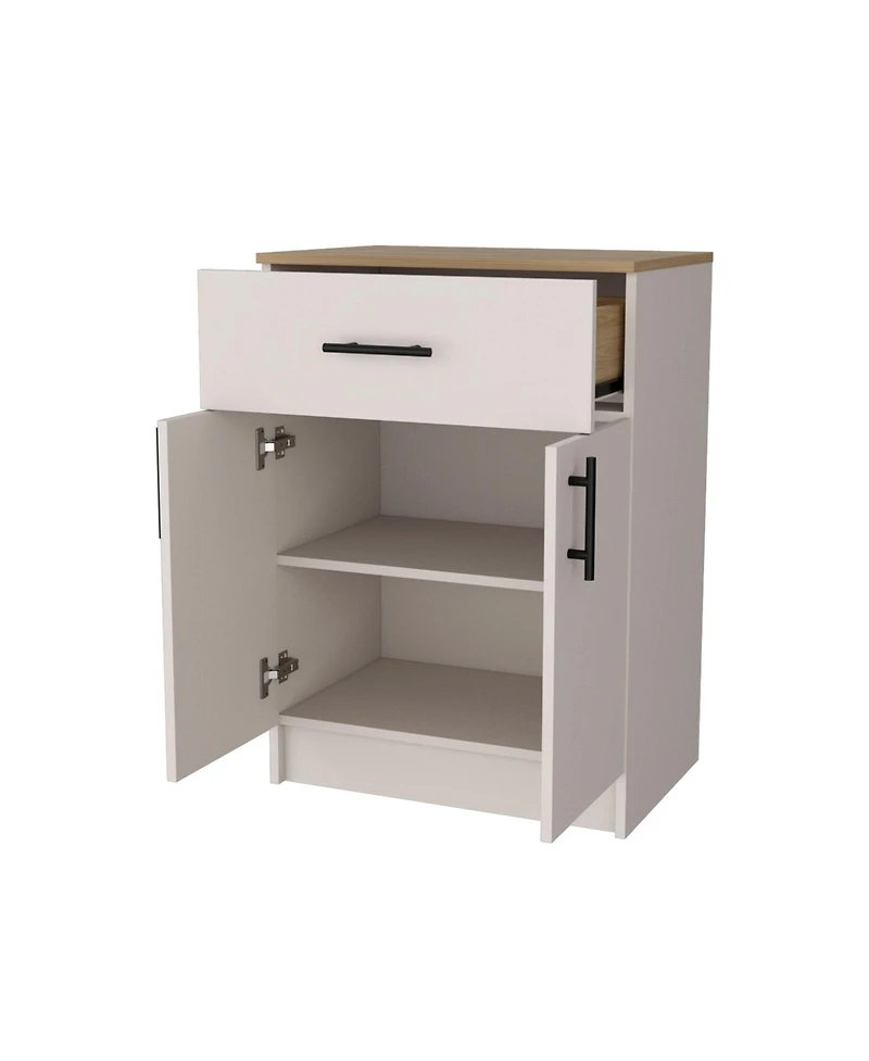 Fm Furniture Cope kitchen Pantry in melamine with 2 doors and 1 drawer