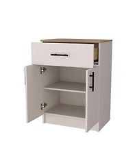 Fm Furniture Cope kitchen Pantry in melamine with 2 doors and 1 drawer