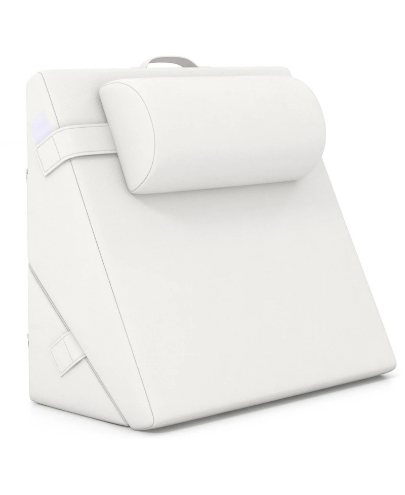 Sugift 3 Pieces Bed Wedge Pillow Set with Air Memory Foam