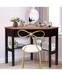 Corner Computer Desk Laptop Writing Table Wood Workstation