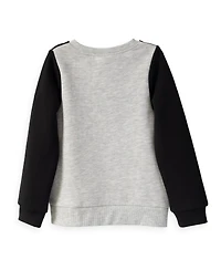 Gabby's Dollhouse Little Girls Dreamworks Pandy Paws Sweatshirt and Leggings Outfit Set to