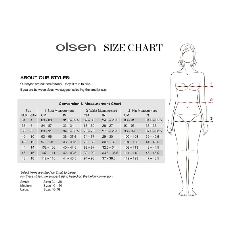 Olsen Women's Modern Retro Print Shirt