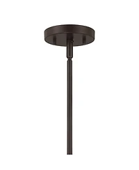 Possini Euro Design Milne Bronze Brown Gold Mini Pendant Lighting 8" Wide Modern Clear Crystal Rods Fixture for Dining Room House Bedroom Kitchen Isla