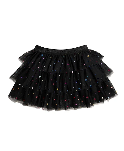 Sweet Wink Little and Big Girls Starry Night Petal Tutu Skirt