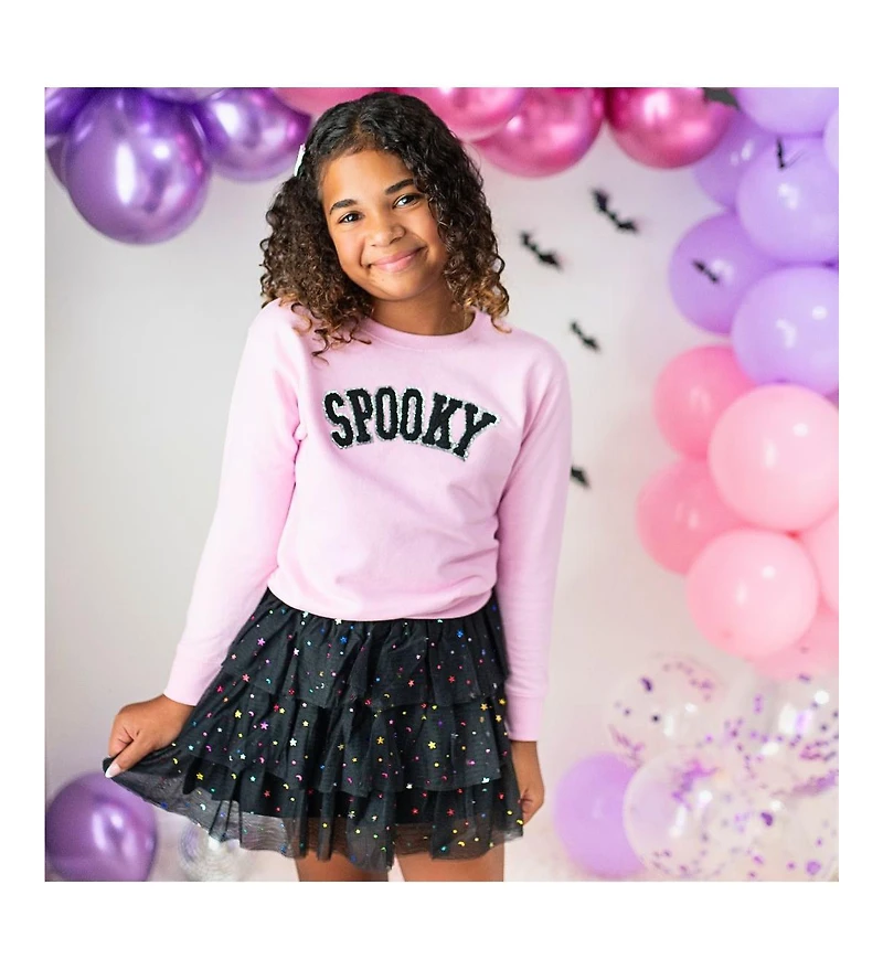 Sweet Wink Little and Big Girls Starry Night Petal Tutu Skirt