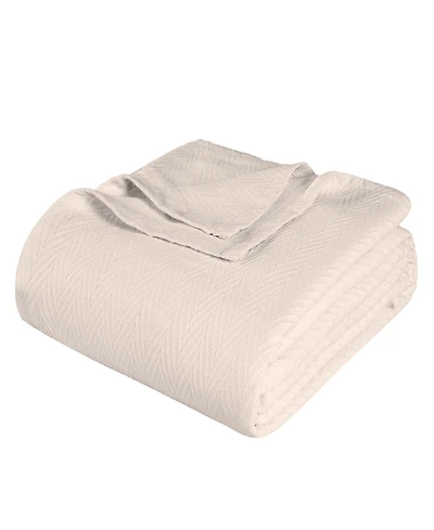 Superior Chevron All-Season Cotton Blanket, Full/Queen