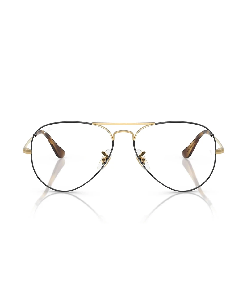 Ray-Ban Unisex Aviator Optics Eyeglasses, RB6489
